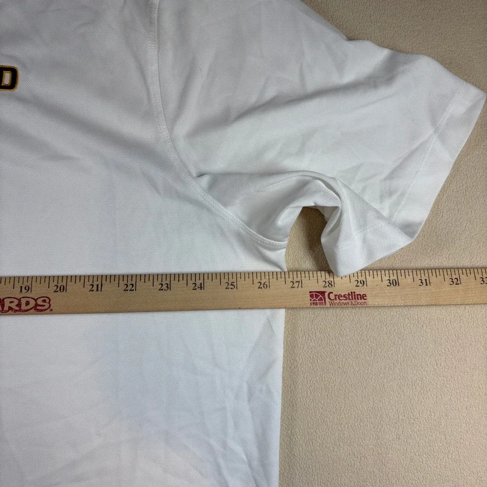 Nike SCAD Dri-Fit Mens Varsity Golf‎ Polo Shirt XXL White Preppy Classic Casual